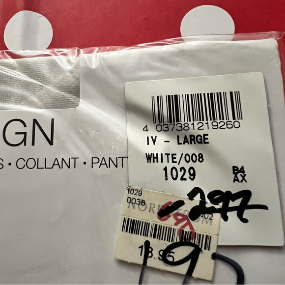 Vintage Hudson sheer design crossover pantyhose - Picture 3 of 5